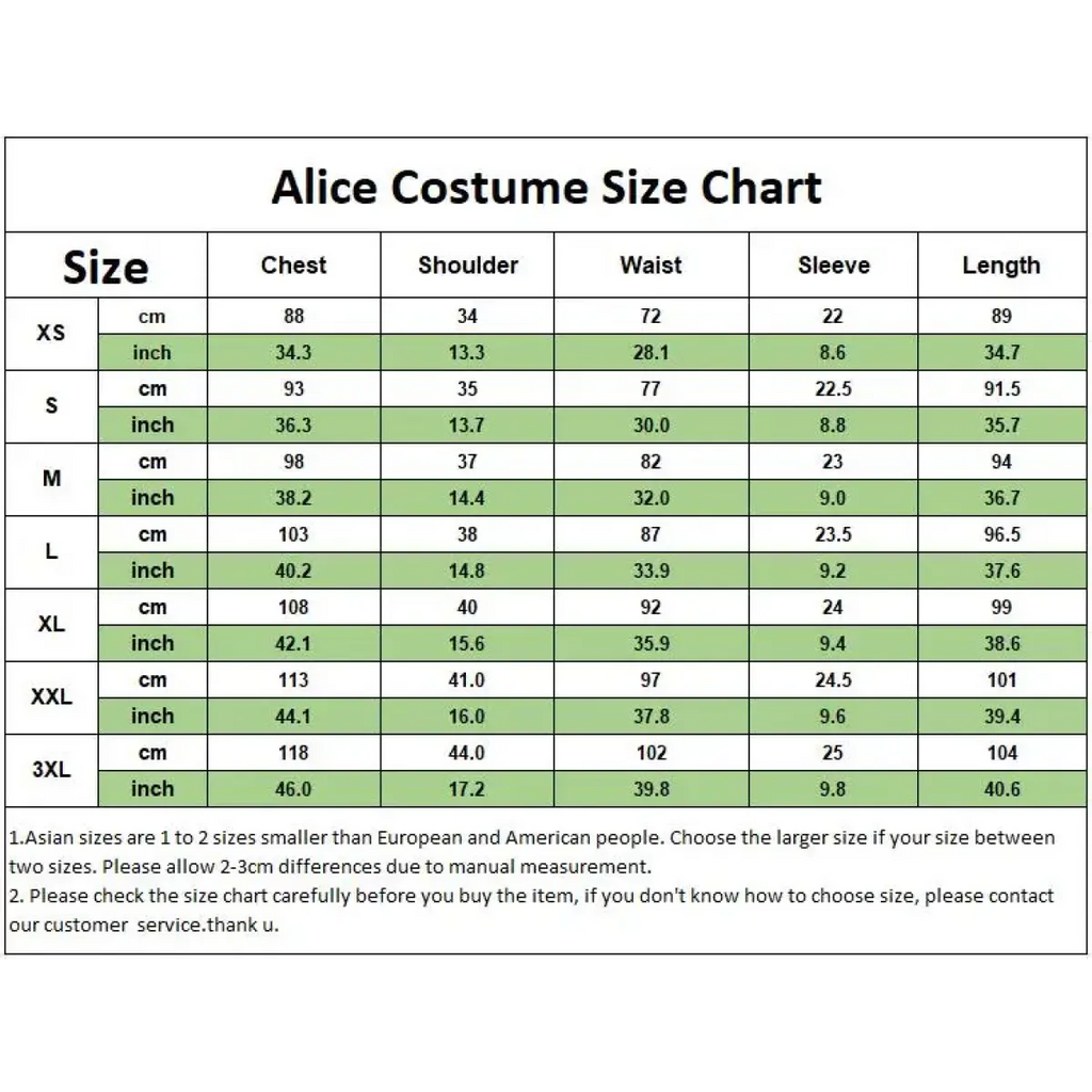 Madness Returns Alice Cosplay Costume Dress with Apron and Wig for Women