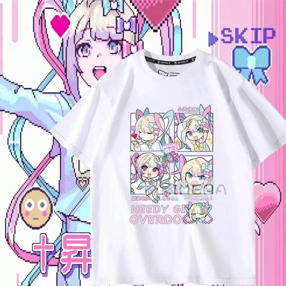 Needy Girl Overdose/Angel Carnival Party Costume - Laser JK Sailor Suit Halloween Cosplay