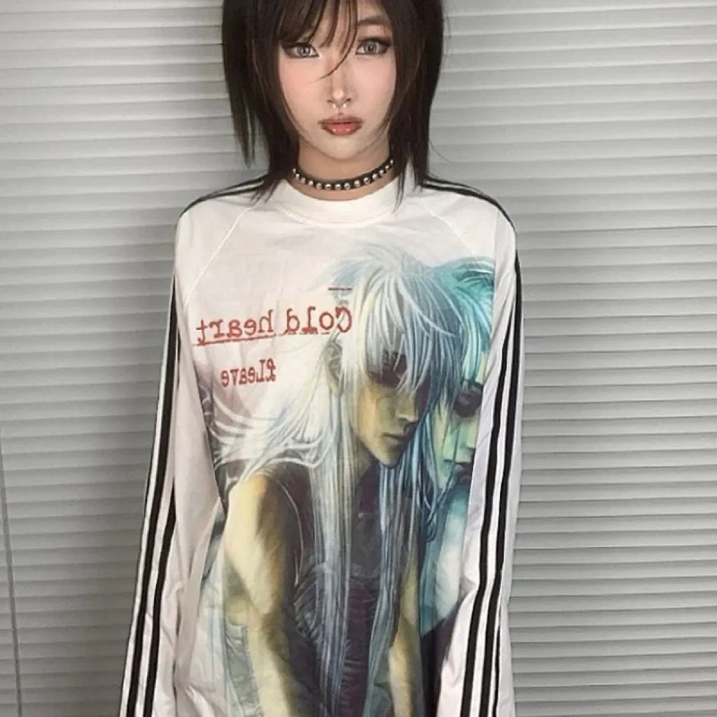 Harajuku Anime Print T-Shirt