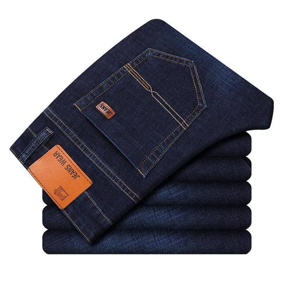 Men's Black Straight Pants