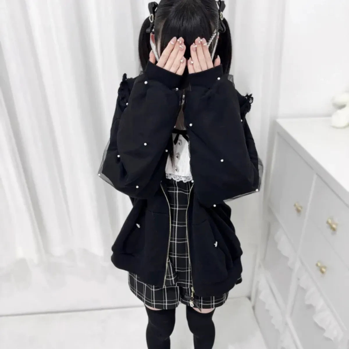 Kawaii Harajuku Bunny Ear Hoodie