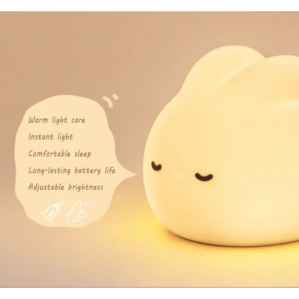 Bunny Silicone Night Light – Soft LED Lamp for Kids Room, Nursery or Gifts