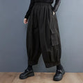 Oversized Cargo Pants – High Waist, Loose Fit with Pocket Details