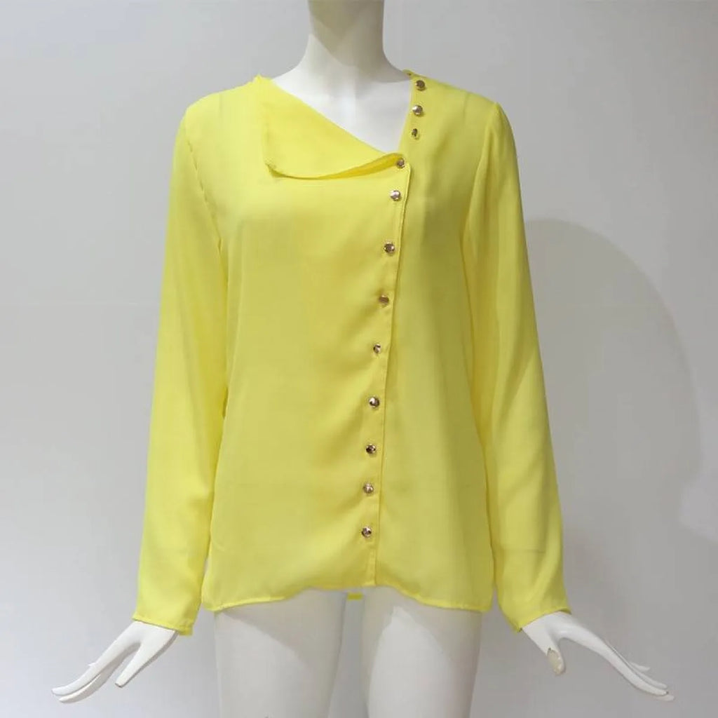 Chiffon Blouse With Buttons