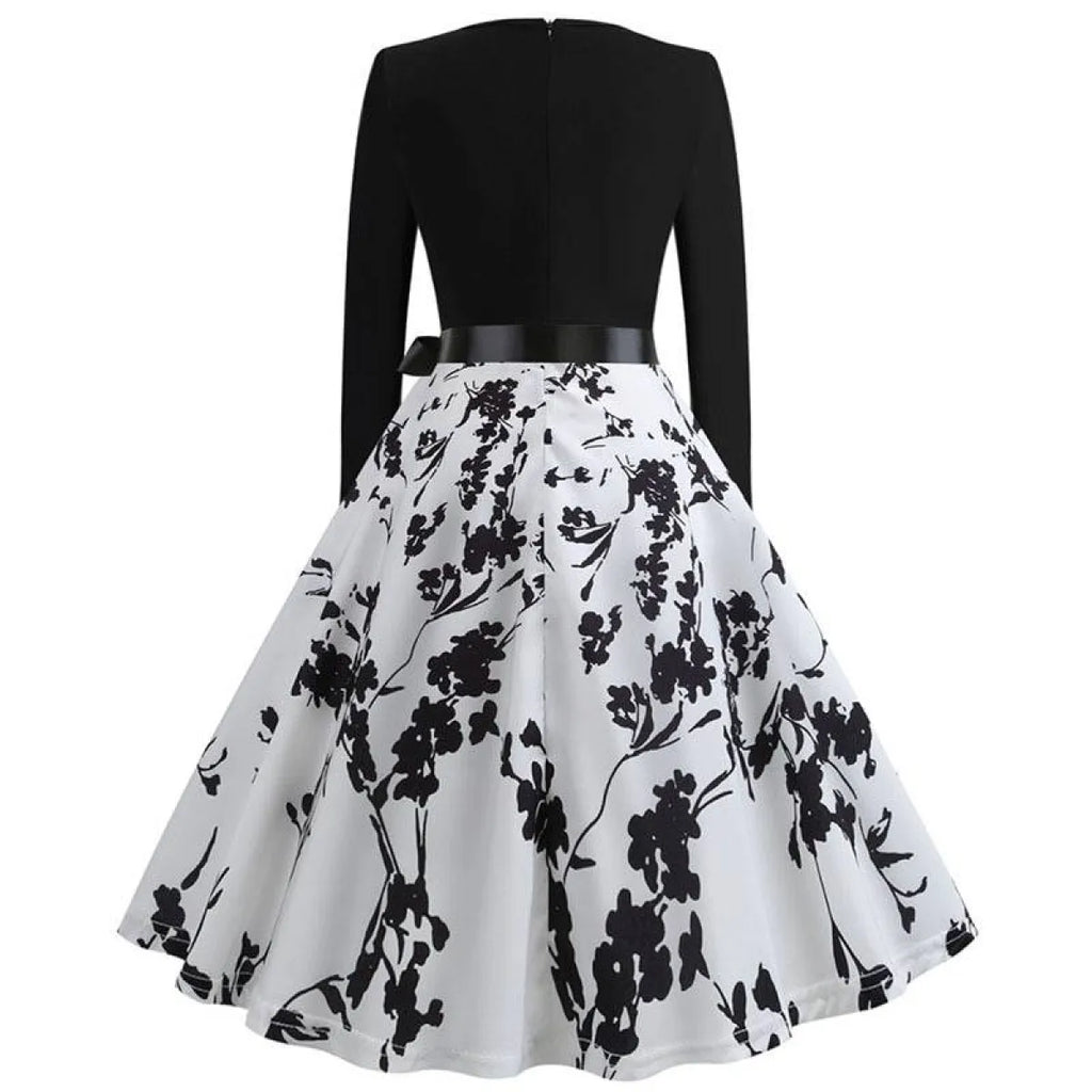 Women's Christmas Styled Swing Dress