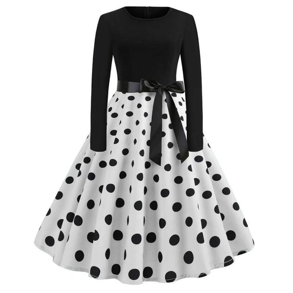 Women's Christmas Styled Swing Dress