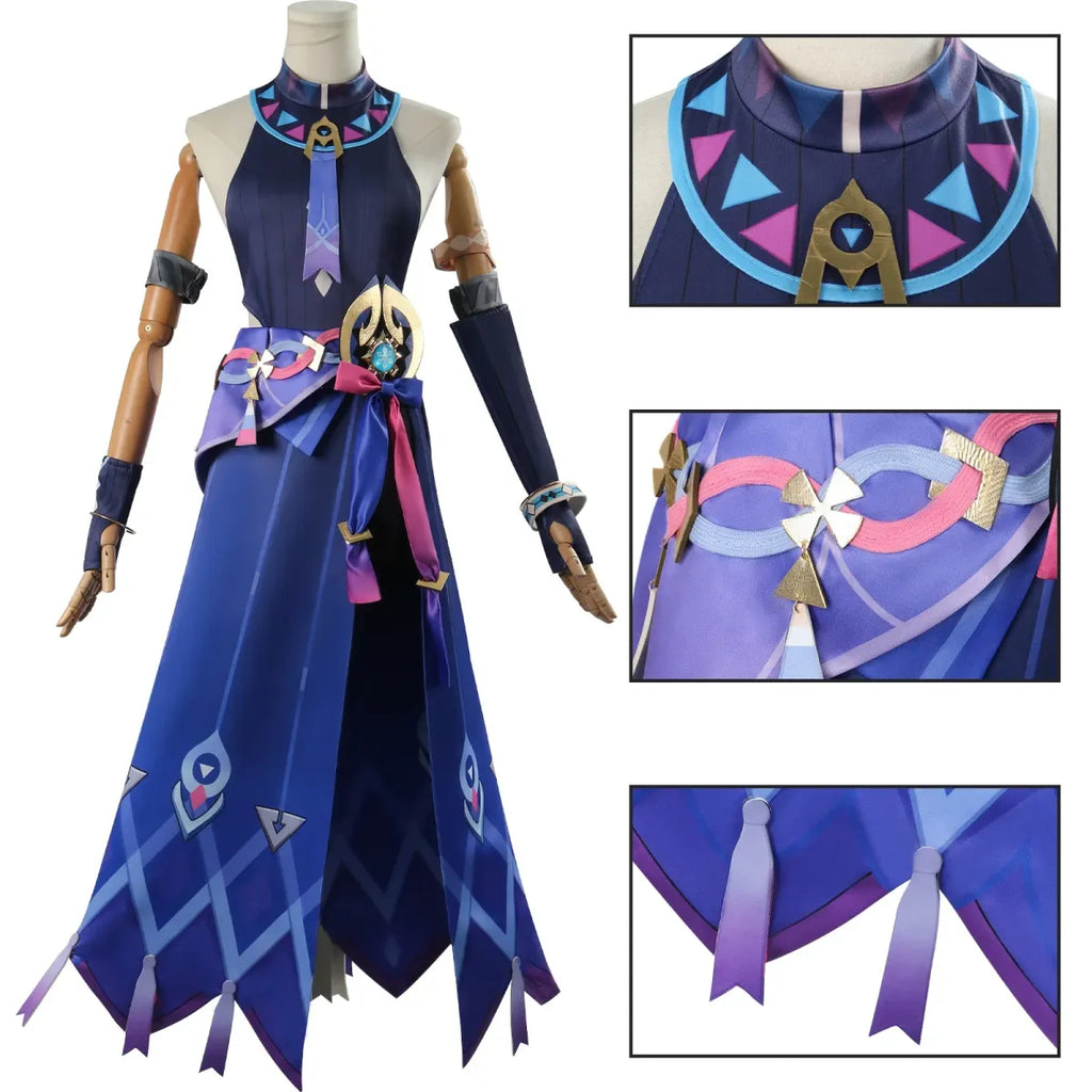 Genshin Citlali Cosplay Dress – Elegant Fantasy Outfit Set