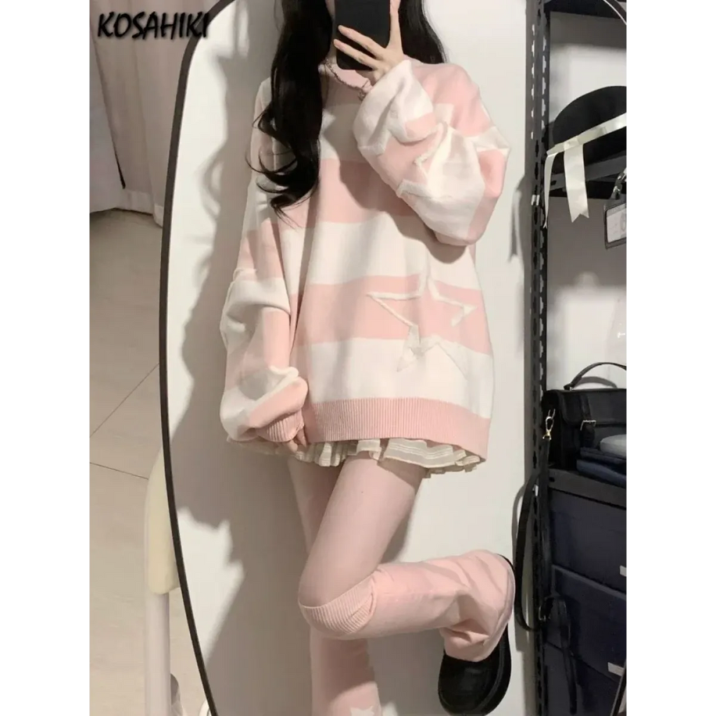 Cosmic Grunge Starry Sweater