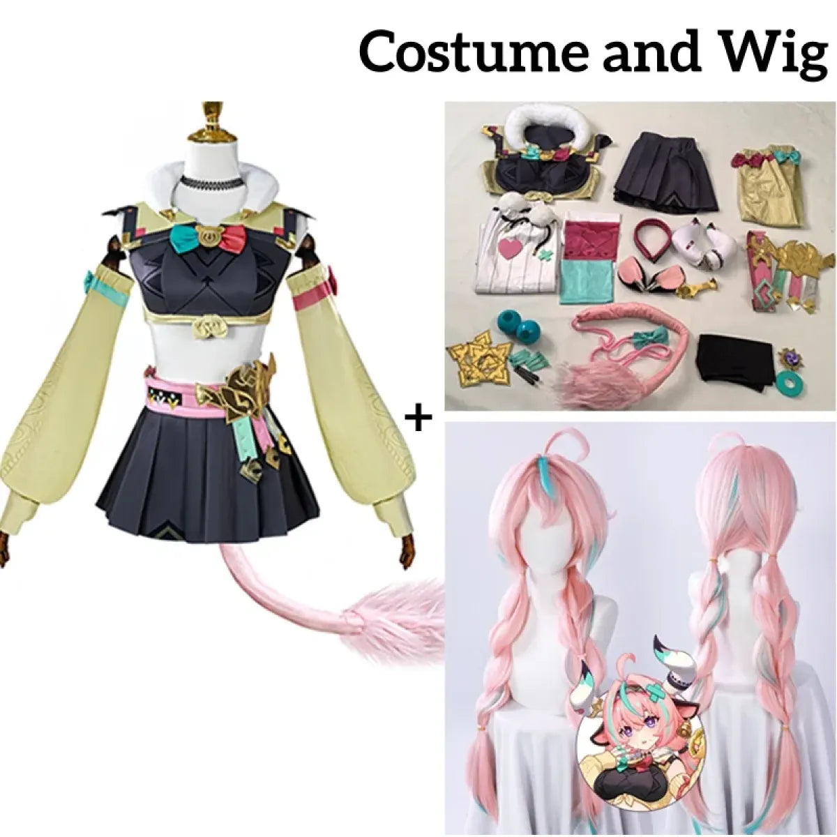 Genshin Varesa Cosplay Set – Kawaii Fantasy Uniform Costume
