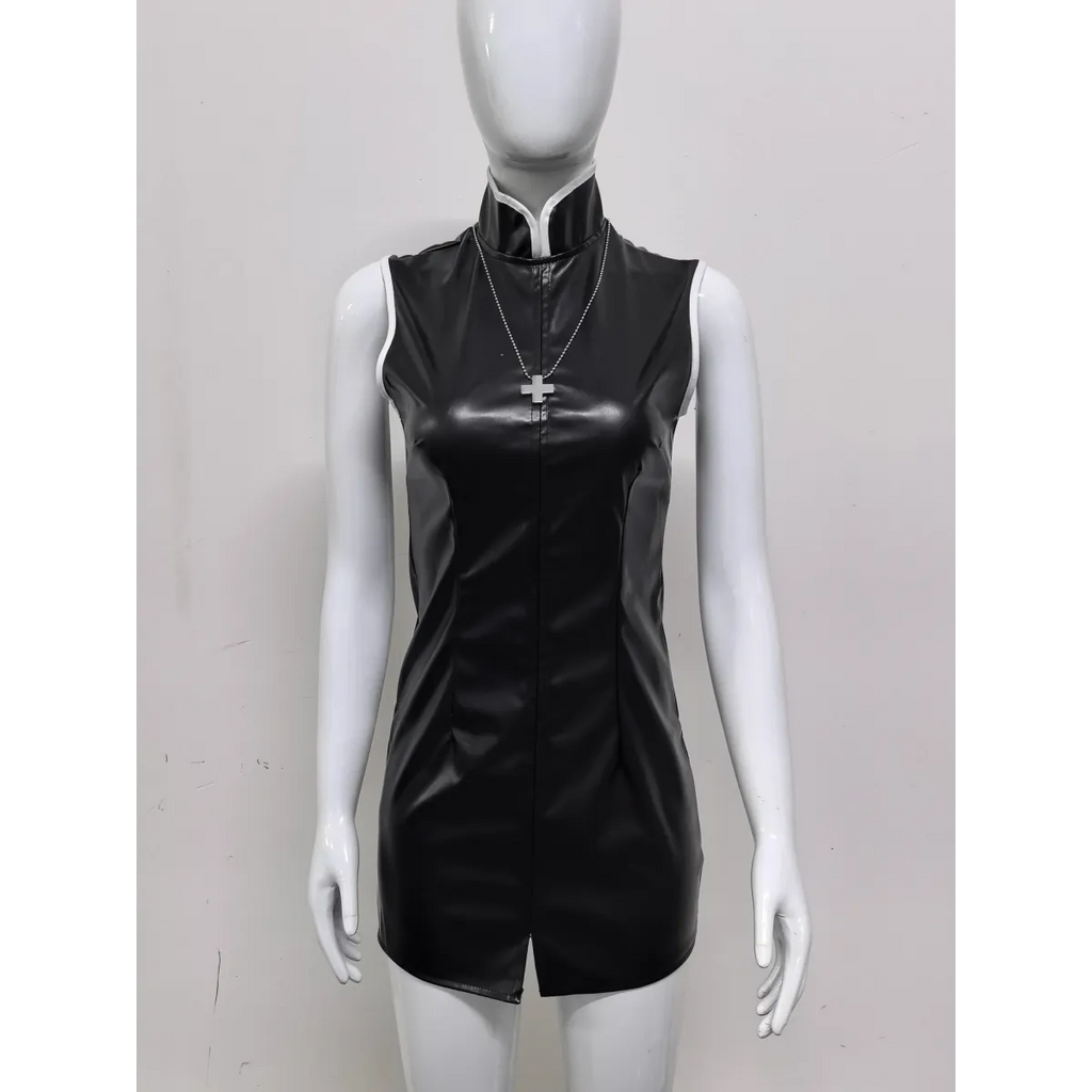 Misato Katsuragi EVA Cosplay Set – Red Jacket & Black Dress Costume