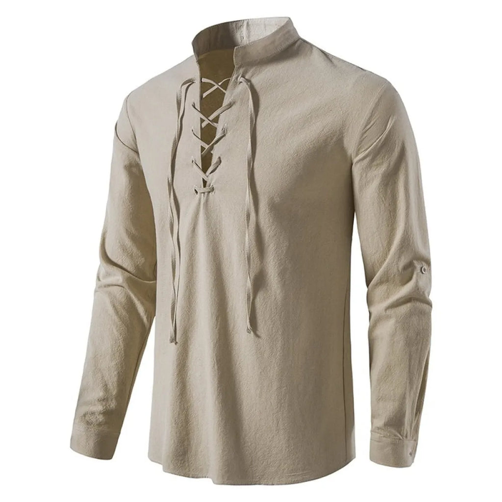 Men's Cotton Linen Tee Shirt