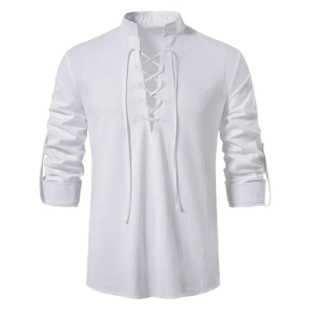 Men's Cotton Linen Tee Shirt