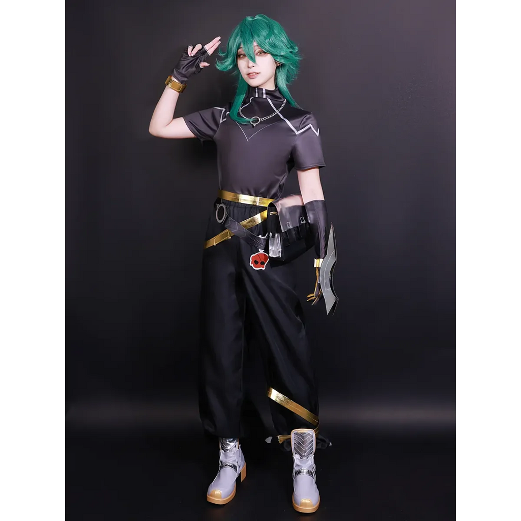 Ezreal Cosplay Costume – League of Legends Outfit with Wig & Props