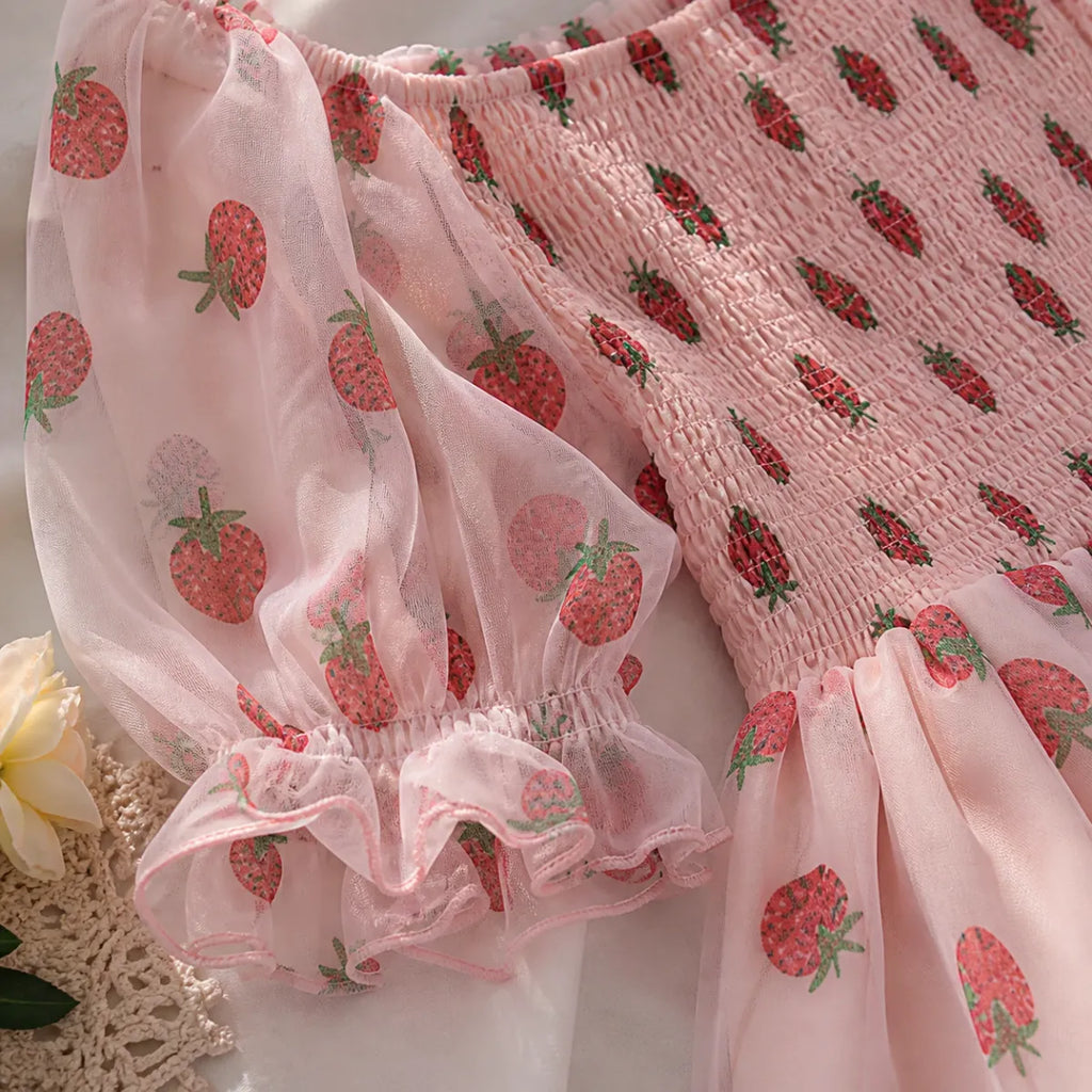 Kawaii Strawberry Dress