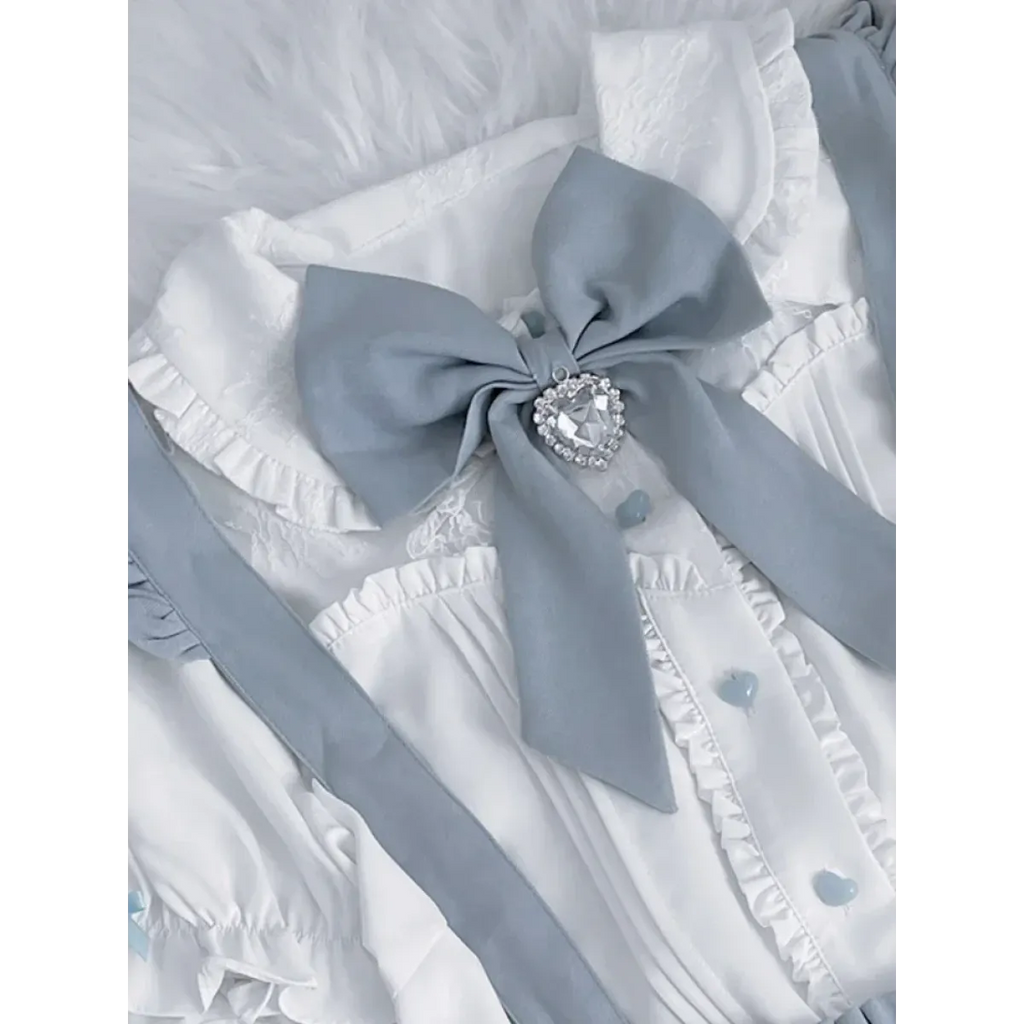 Sweet Fairy Kei Ribbon Blouse