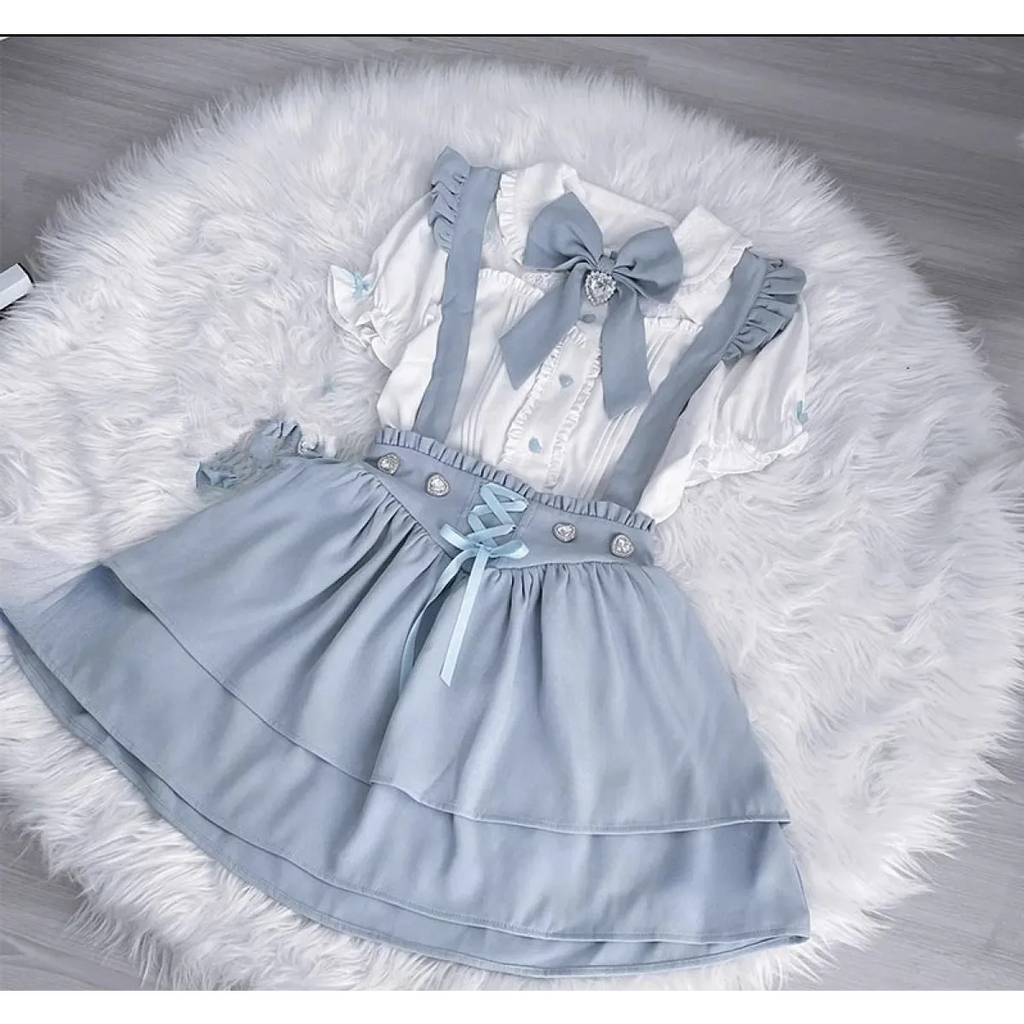 Sweet Fairy Kei Ribbon Blouse