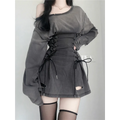 Fairycore Grunge Goth Corset Dress