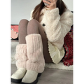 Faux Fur Leg Warmers – Harajuku Plush Lolita Boot Covers