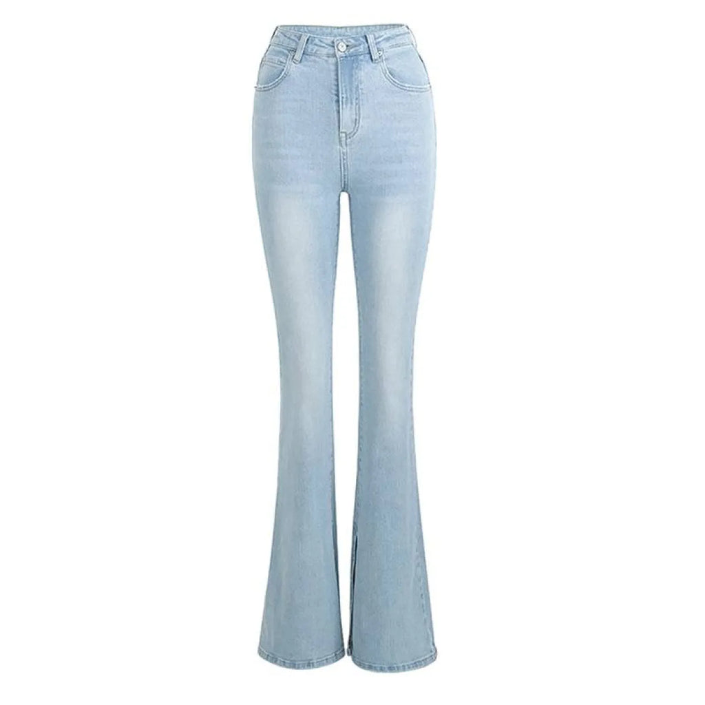 Flared High Waist Skinny Jeans