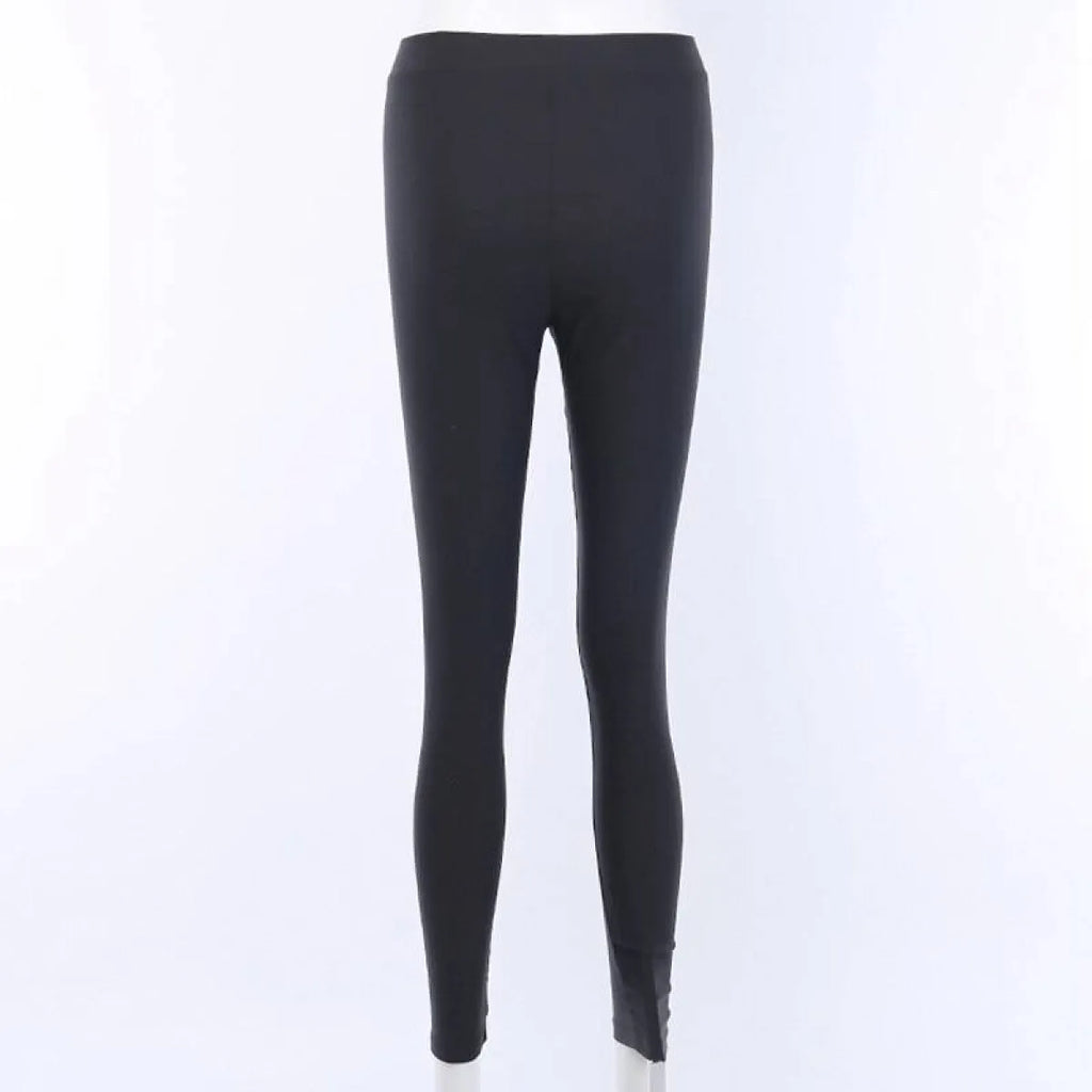 Gothic Crescent Moon Cutout Pants