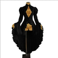 Gothic Lace Renaissance Dress – Vintage Medieval Cosplay