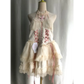 Harajuku Gothic Lolita Halter Dress – Off Shoulder Slim Waist Bow