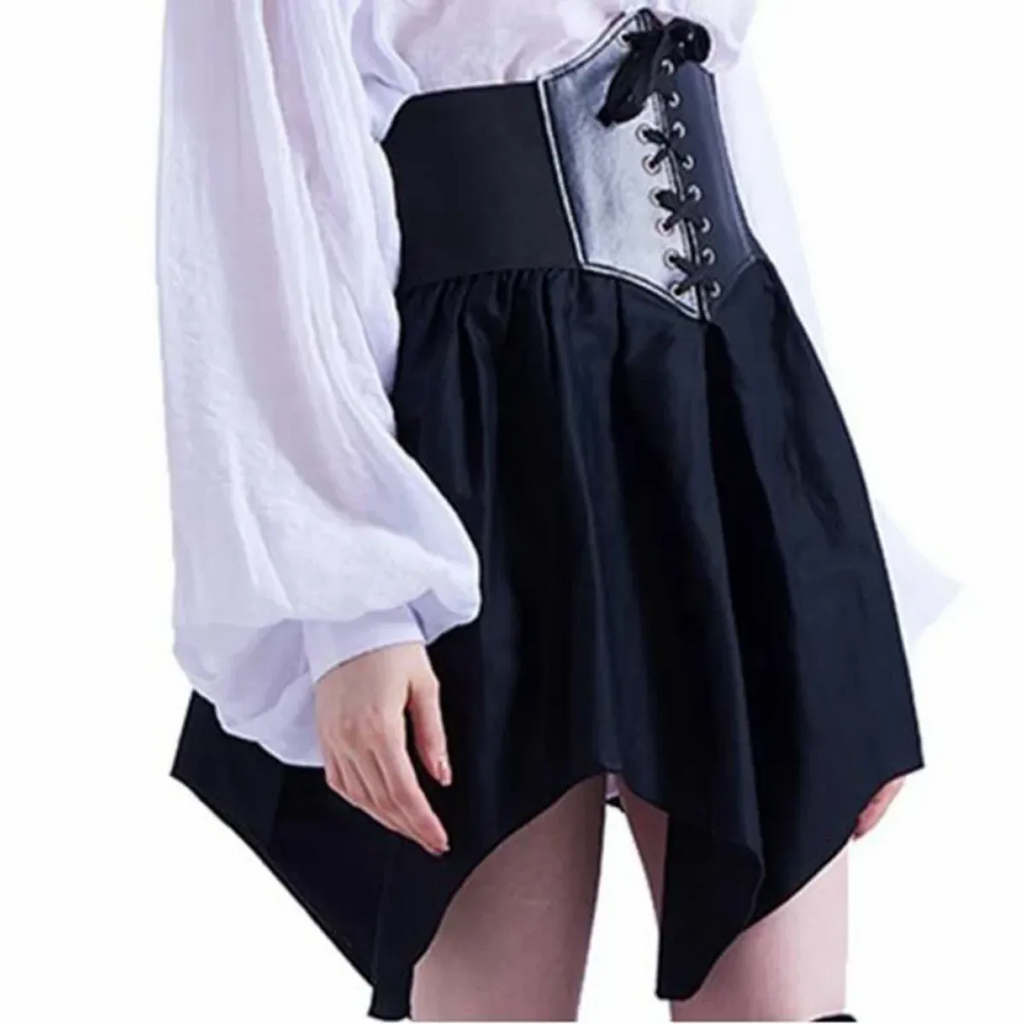 Gothic Steampunk Bustle Skirt – Victorian Corset Punk Style