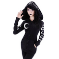 Women's Gothic Zipper Hoodie