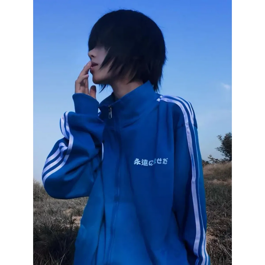 Grunge Streetwear Zipper Hoodie