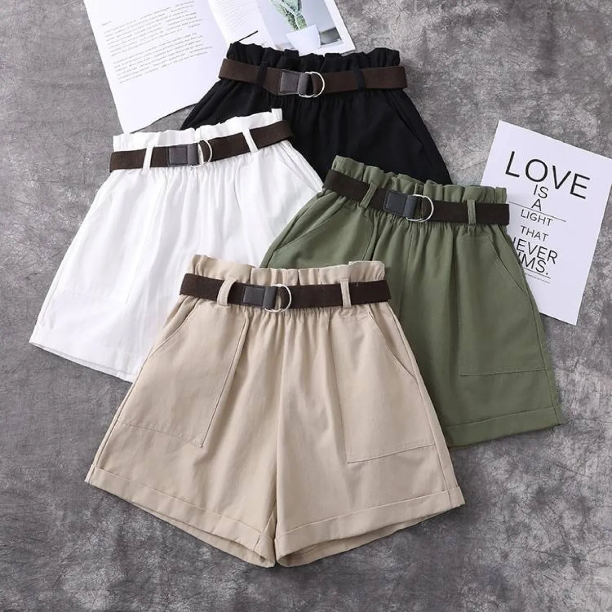 Harajuku Belted Shorts