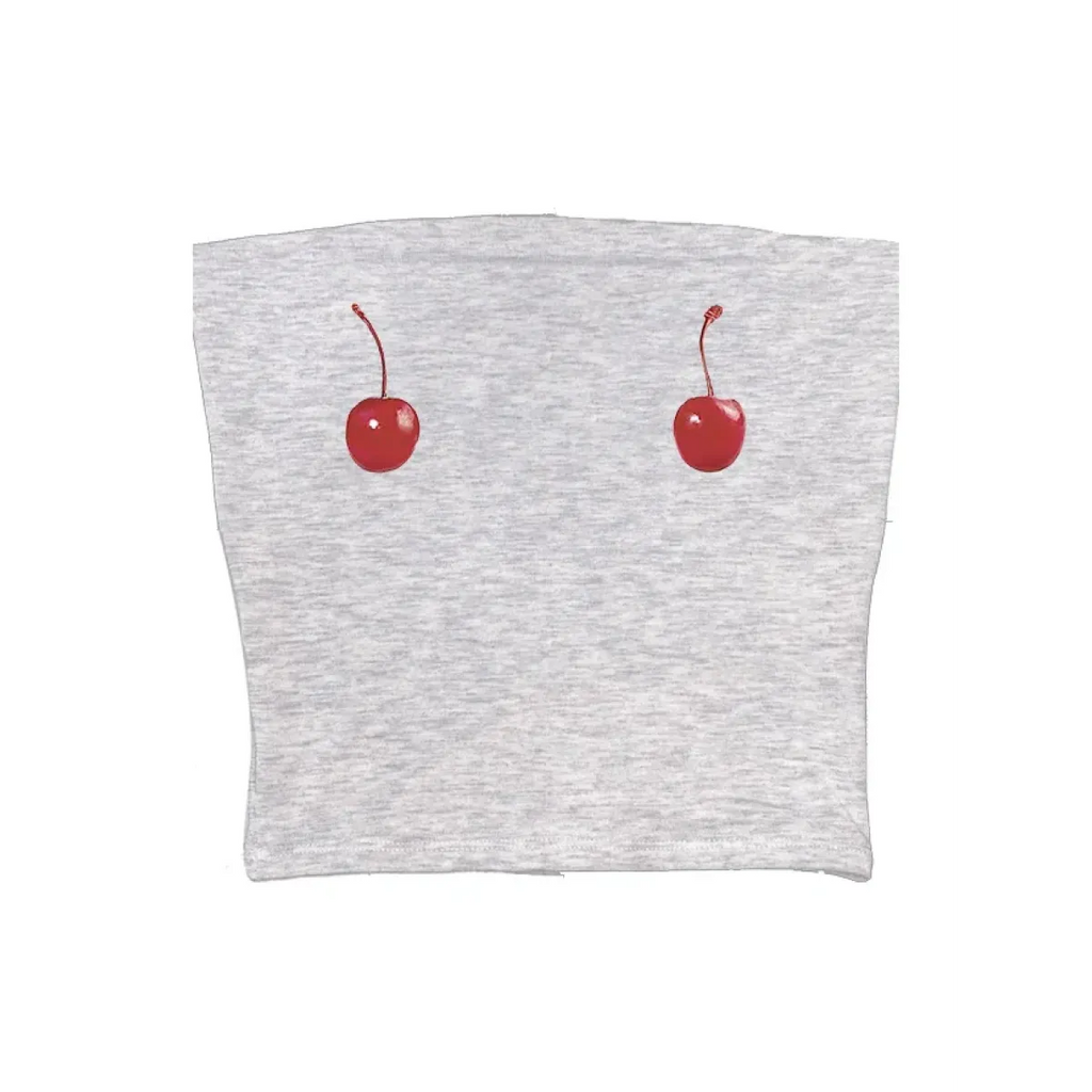 Harajuku Cherry Tee - Sleeveless Streetwear Crop