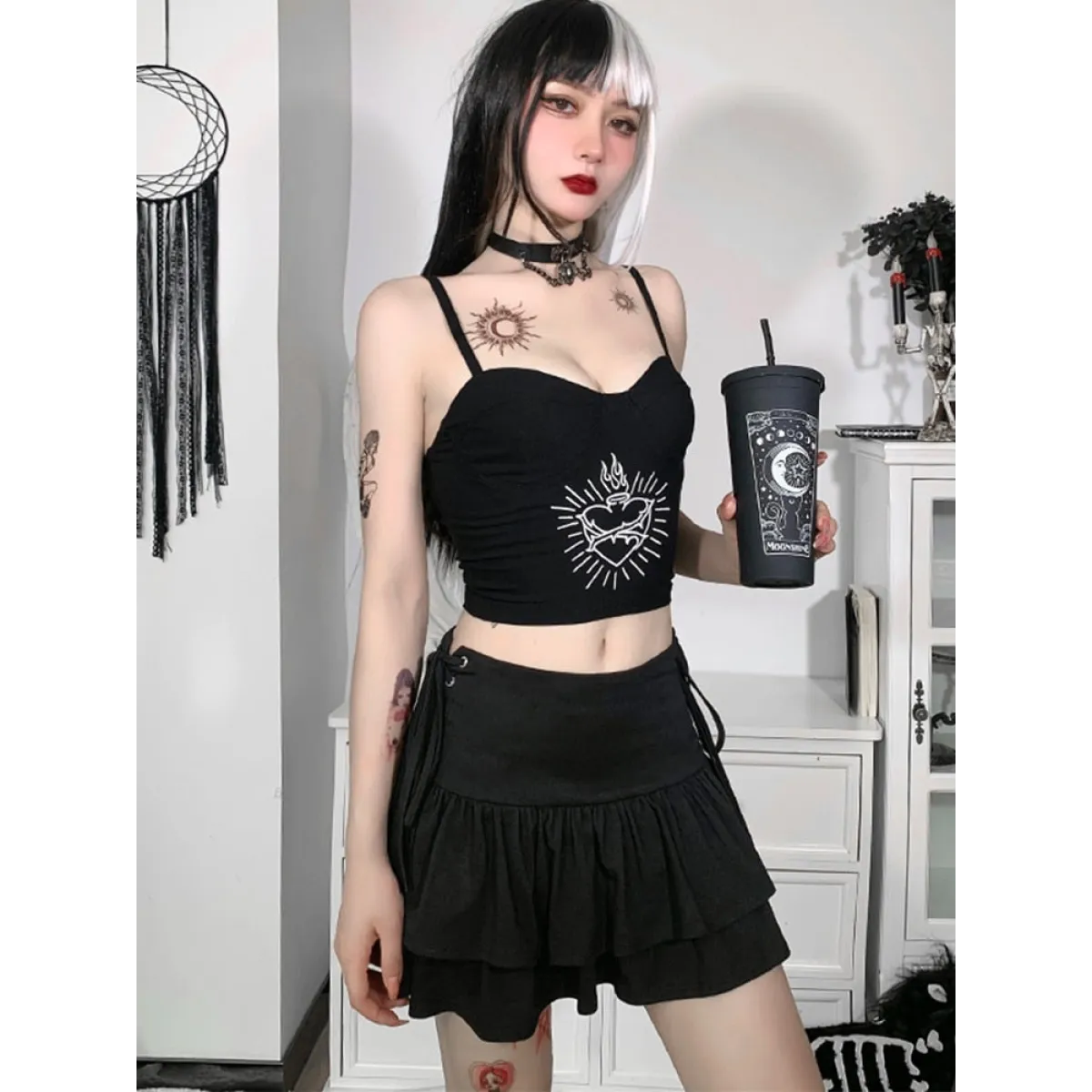 Harajuku E-girl High Waist Skirt