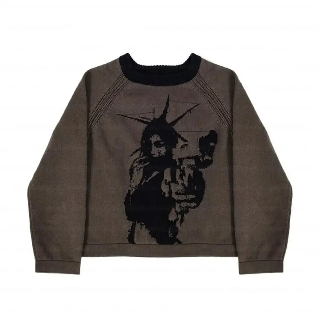 Harajuku Fashion Knitwear - Loose Autumn/Winter Sweaters