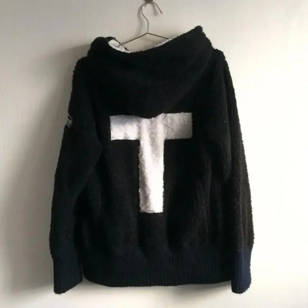 Harajuku Grunge Skull Zip Hoodie