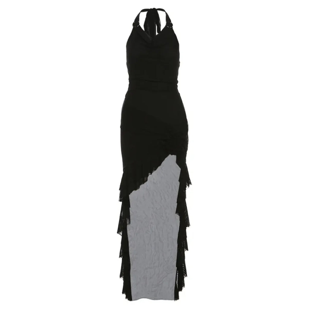 Harajuku Irregular Ruffle Dress