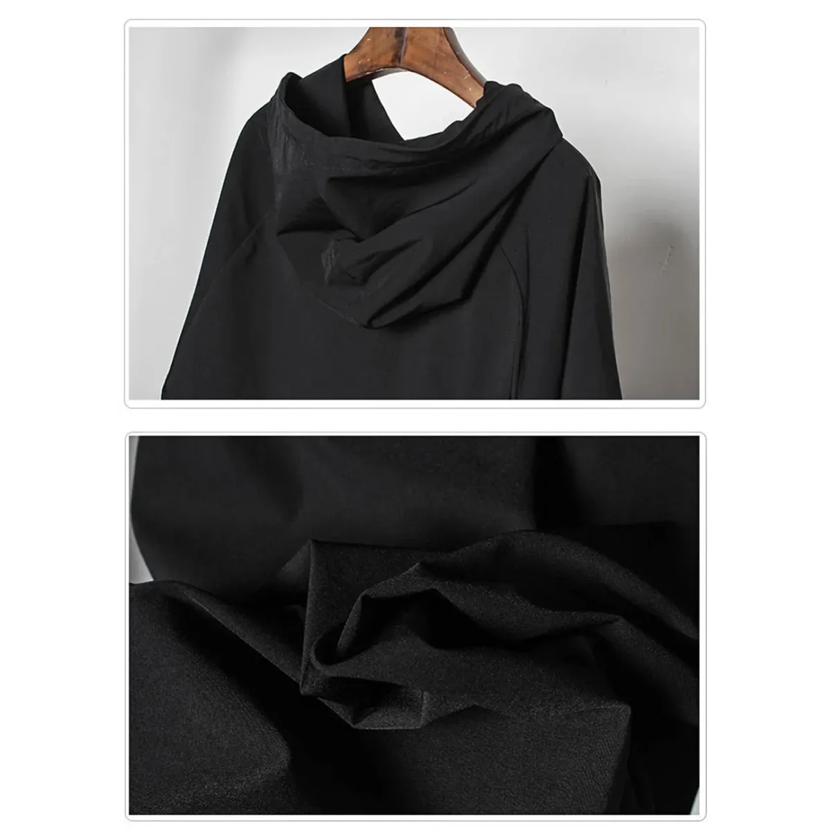 Layered Techwear Hoodie – Harajuku Streetwear