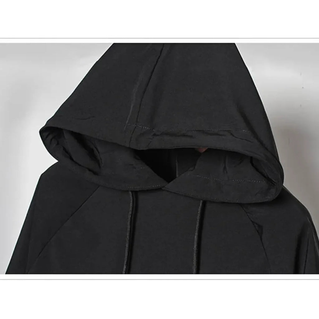 Layered Techwear Hoodie – Harajuku Streetwear
