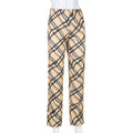 Harajuku Plaid Pattern Pants