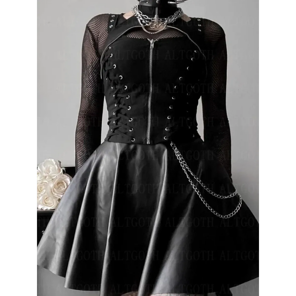 Harajuku Punk Grunge Halter Corset