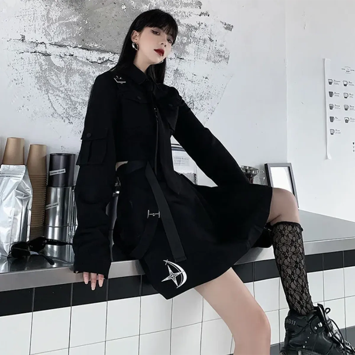 Harajuku Spring Streetwear Outfit