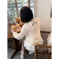 Kawaii Bear Hoodie - Harajuku Y2K Zipper Sweatshirt for Women