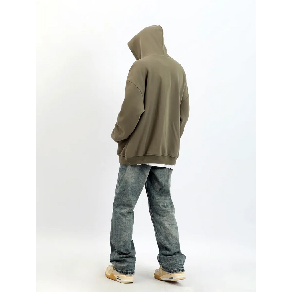 Harajuku High Neck Hoodie