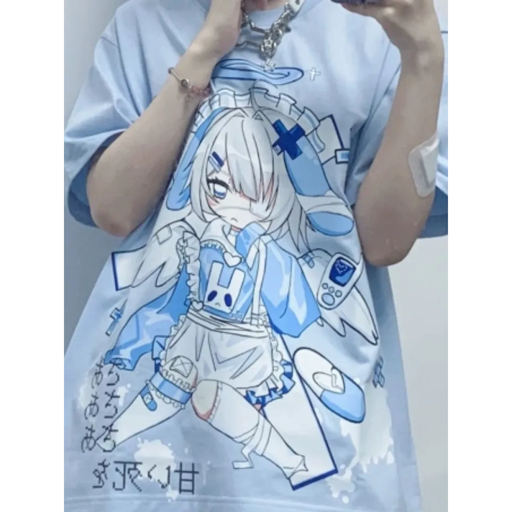 Harajuku Kawaii Anime Oversized Tee