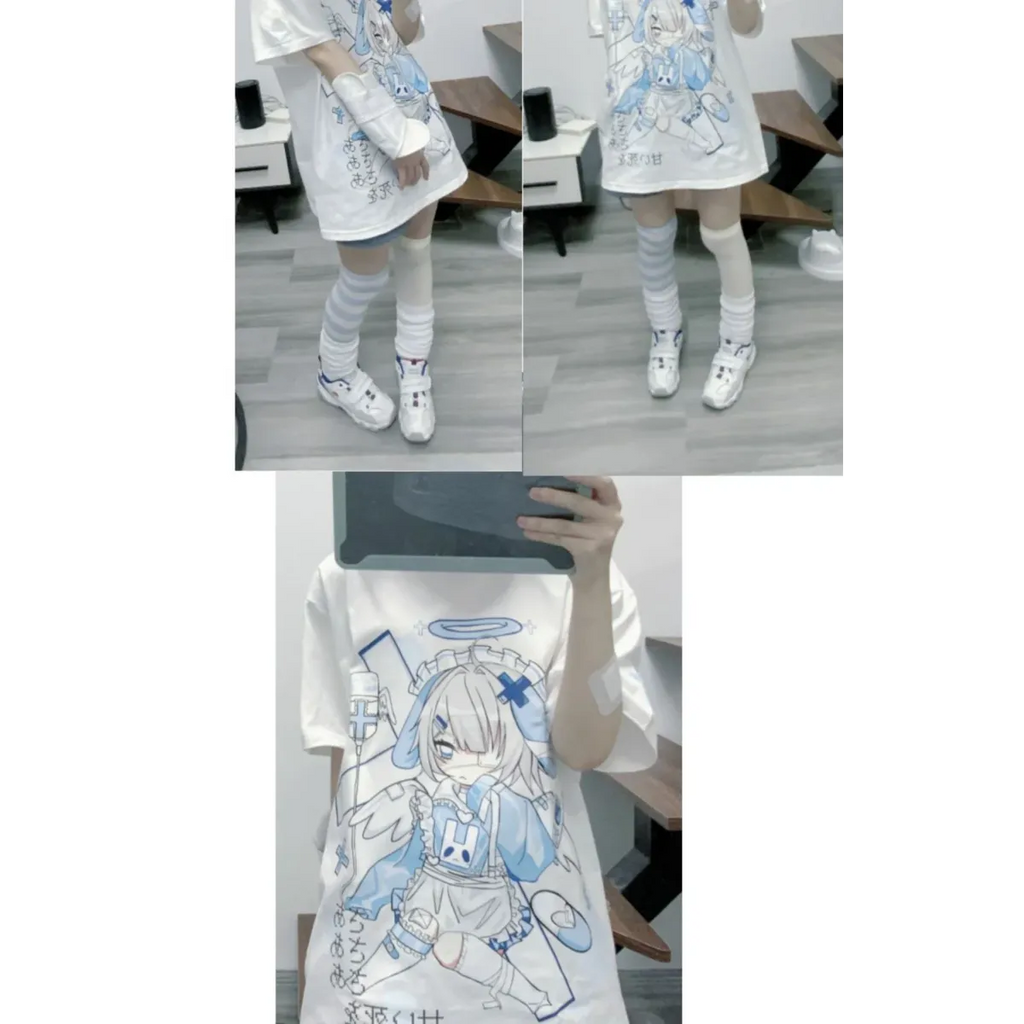 Harajuku Kawaii Anime Oversized Tee