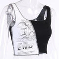Silent Till The End Crop Top