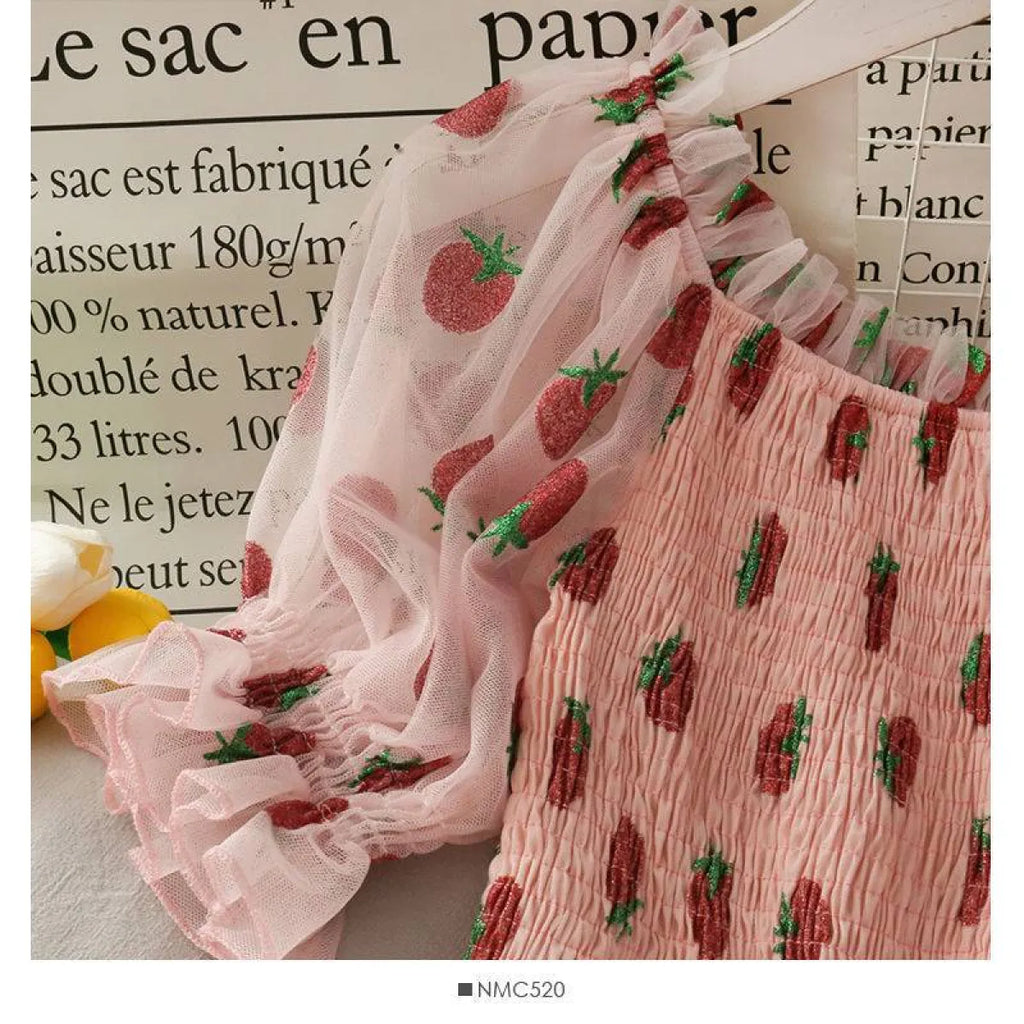 Kawaii Strawberry Dress