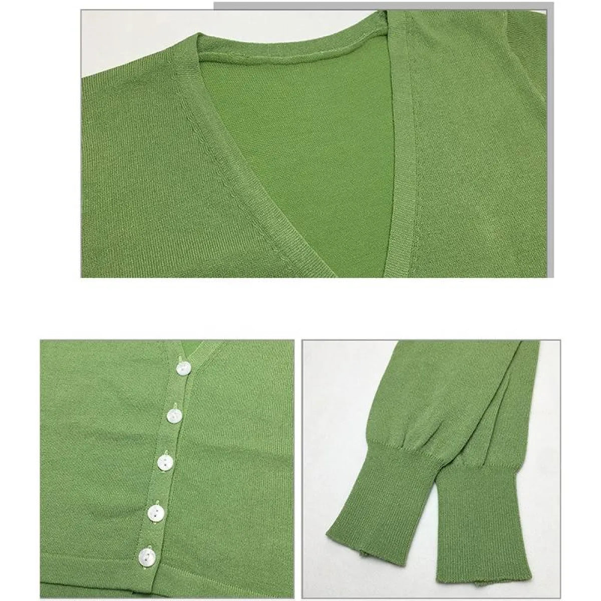 Women's Knitted Cropped Cardigan