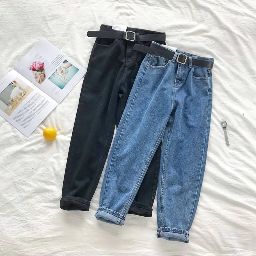 Korean High Waist Jeans