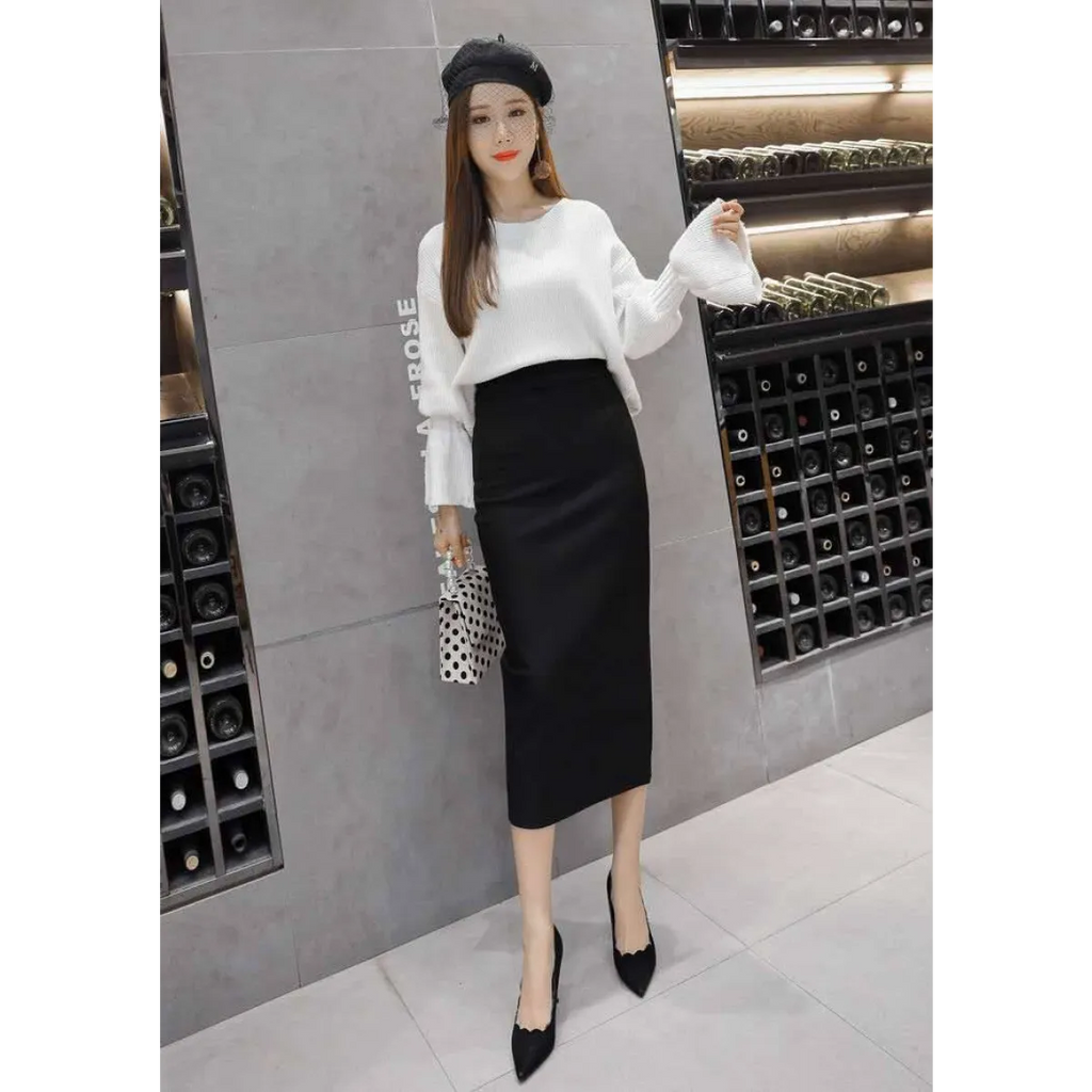 Korean Slim Stretch Pencil Skirts