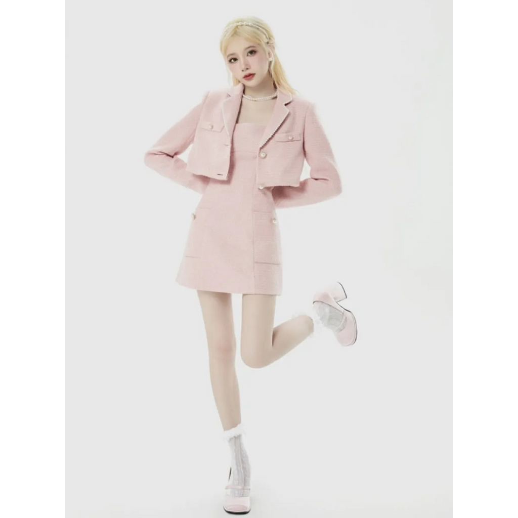 Korean Style Mini Dress Set